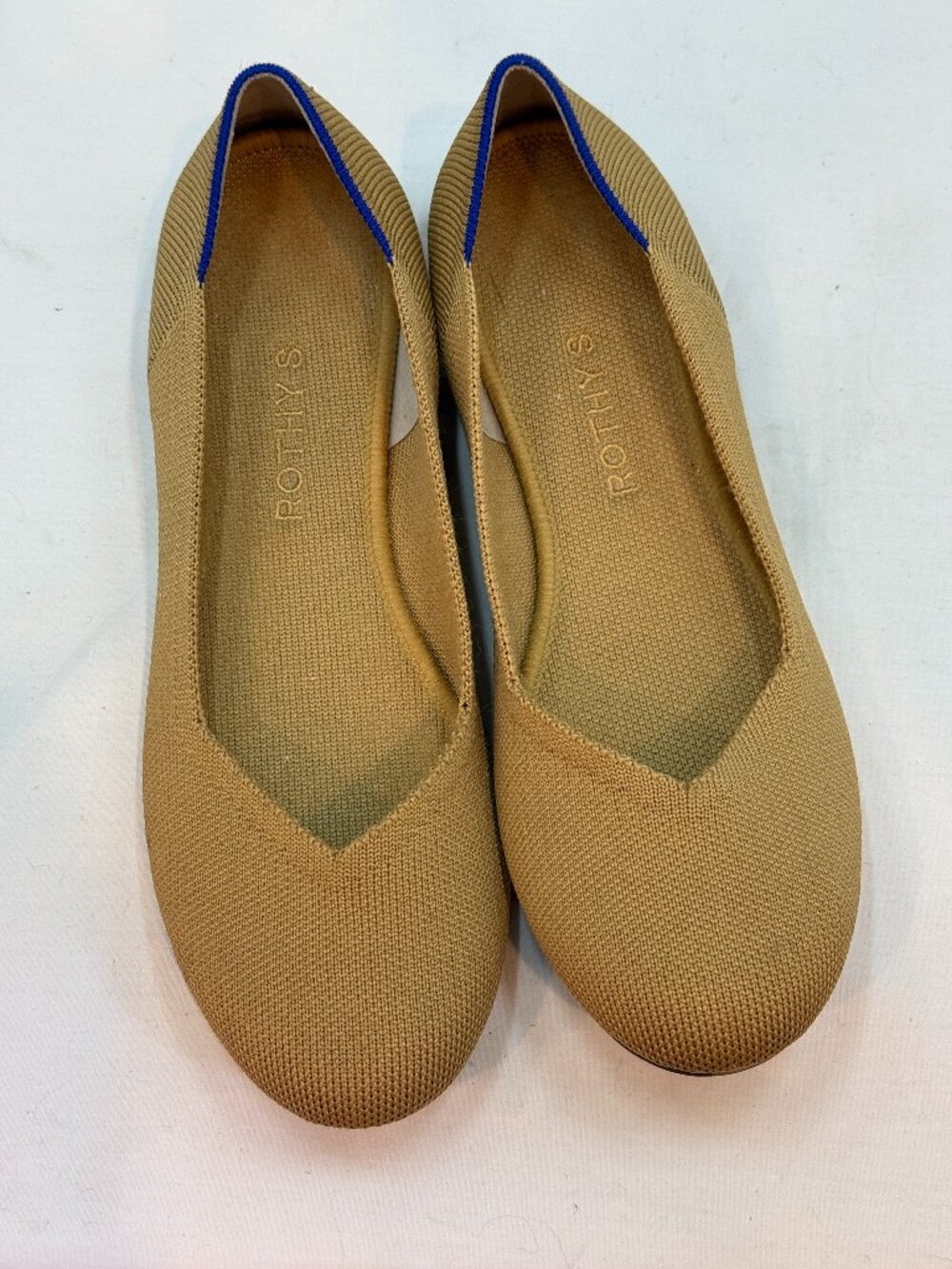 Rothy’s The Daily Flat Ballet Flats Tan Beige Size 9